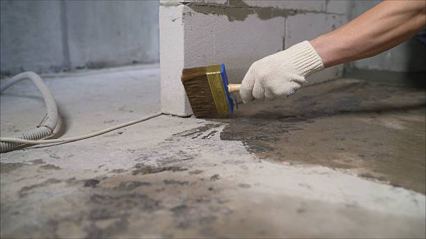 SJ Waterproofing Pros Basement Waterproofing coverage map for New Paris, OH and surrounding area